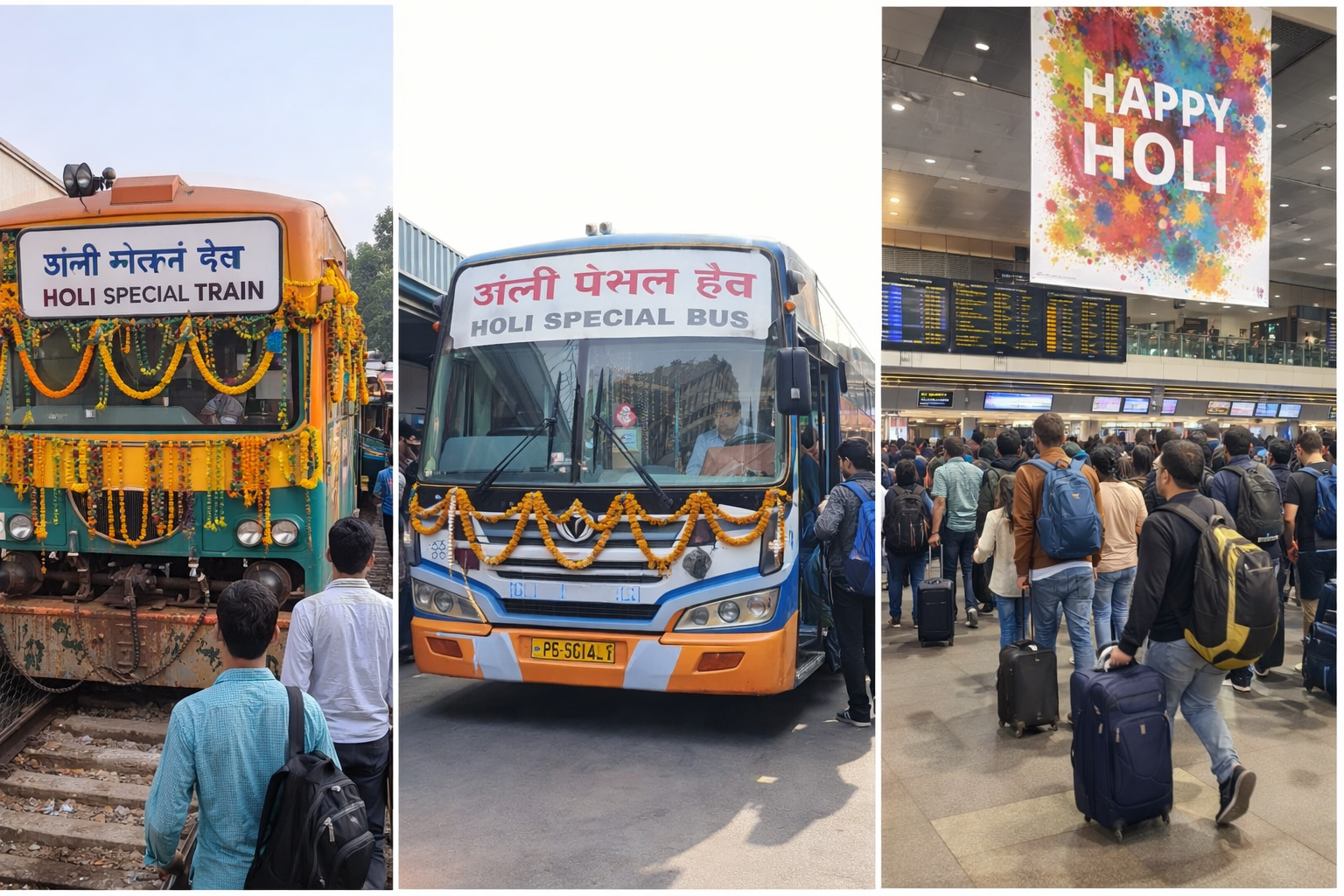 Train Ticket नहीं, महंगी हुई फ्लाइट! होली पर घर जाने के 7...