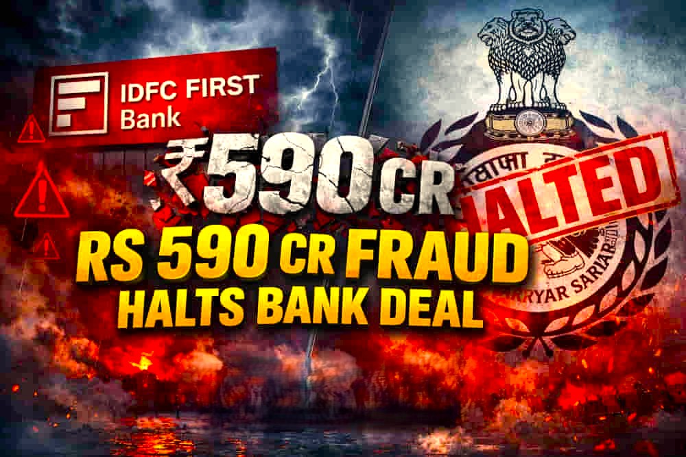 IDFC First Bank Scam 590 Crore Fraud Investigation